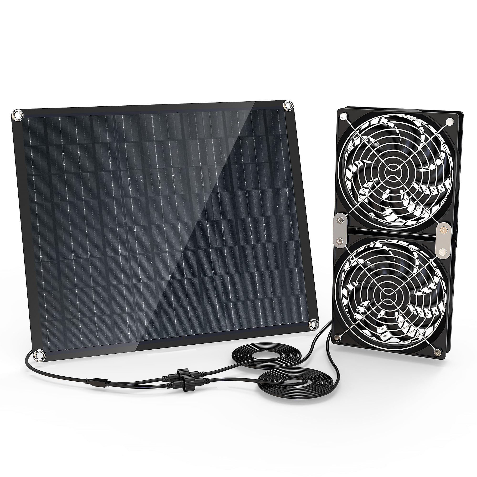 温室・飼育ケース  Electric Fan T230P59H-3-0 Amazon.com : Solar Fan, 30W Solar Fan for greenhouses, Small